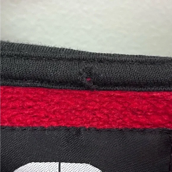 Y2K Ecko Unlimited Mens Hoodie in Red and Black - Picture 7 of 7